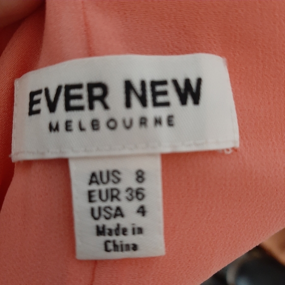 Ever New Coral Tank with Ruffle Size 4 - Picture 3 of 4